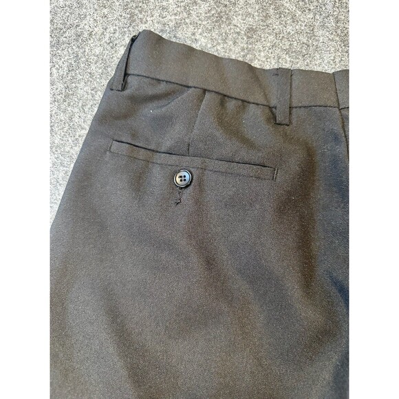 Victorio Cuture Mens Dress Pants Size 32x30 Large Black Formal Trouser Classic - Picture 3 of 10